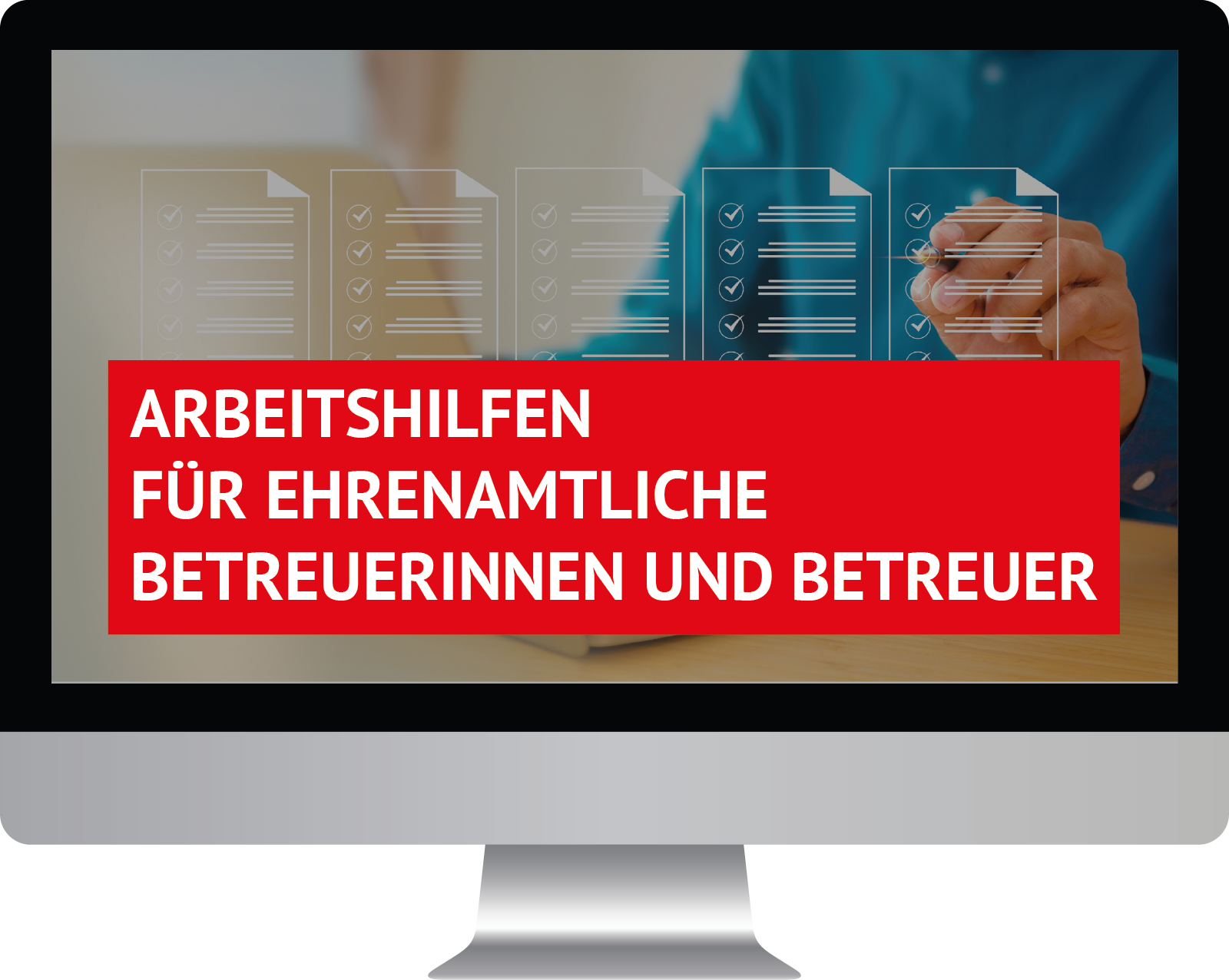 Dieses Bild zeigt das Produkt Arbeitshilfen für ehrenamtliche Betreuerinnen und Betreuer