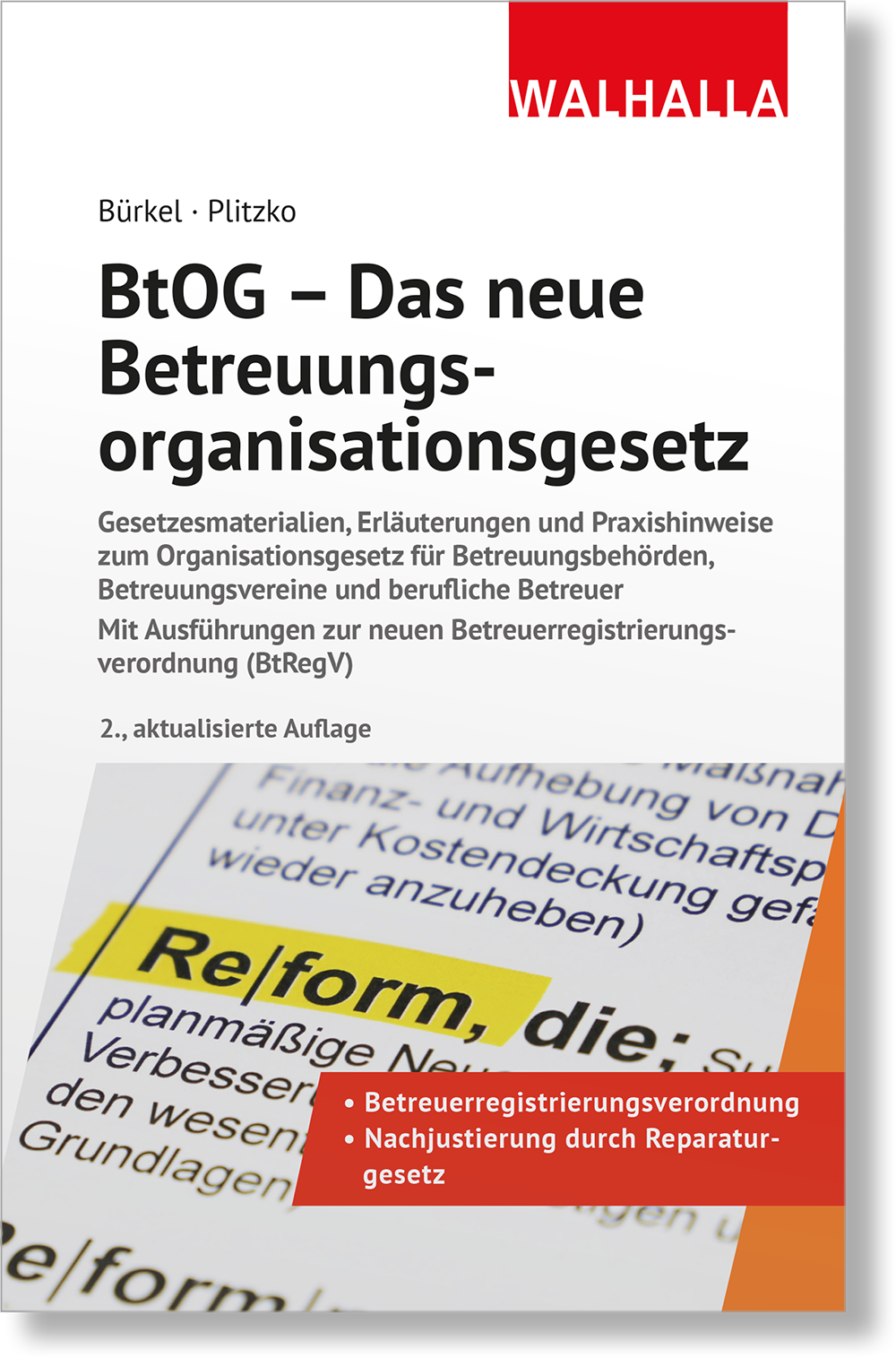 Dieses Bild zeigt das Produkt BtOG - Das neue Betreuungsorganisationsgesetz