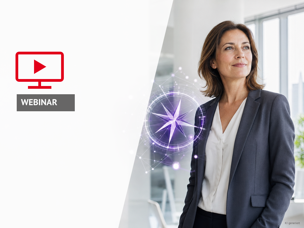 Webinar KI-Kompass für Führungskräfte - Führung in Zeiten von Künstlicher Intelligenz