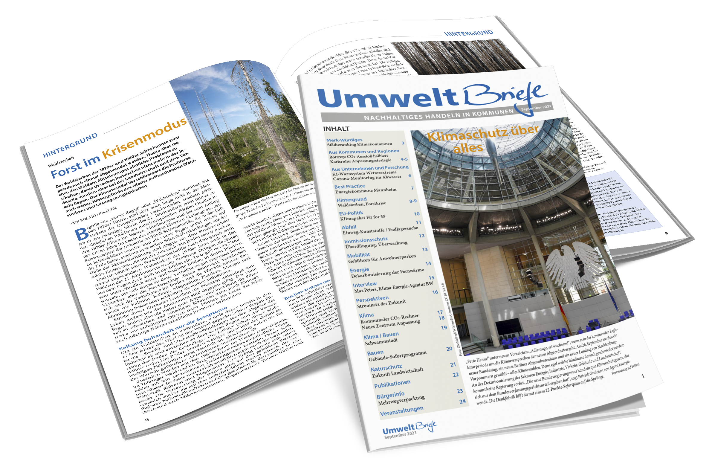 Dieses Bild zeigt das Produkt Zeitschrift UmweltBriefe digital