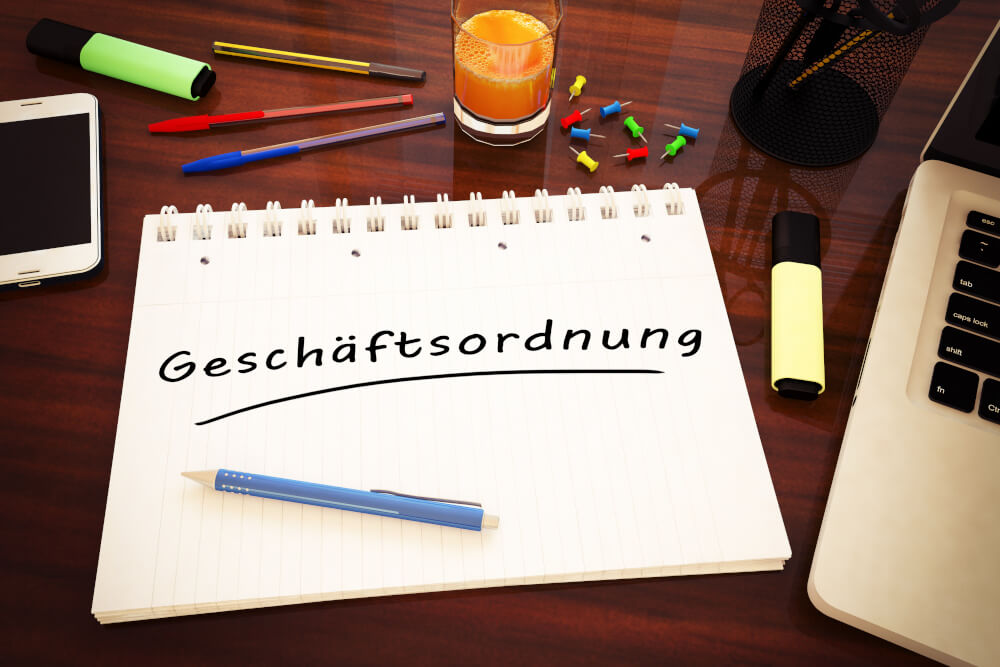 Webinar Geschäftsordnung und Geschäftsführung