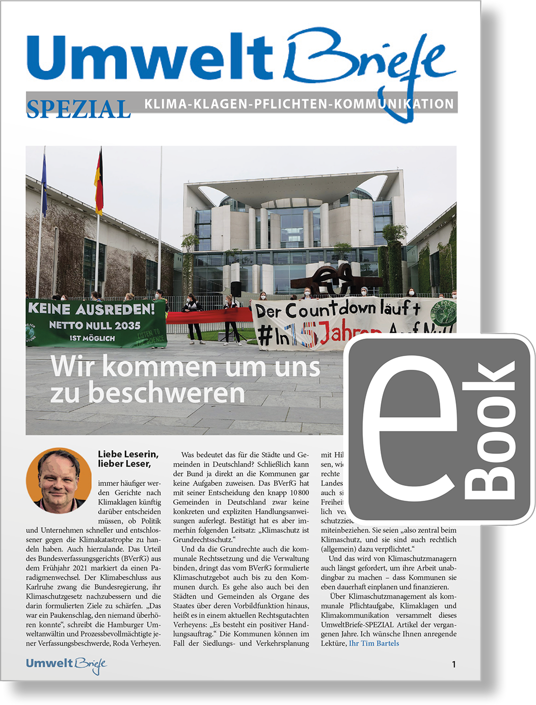 Dieses Bild zeigt das Produkt Umweltbriefe SPEZIAL - Klima, Klagen, Pflichten, Kommunikation