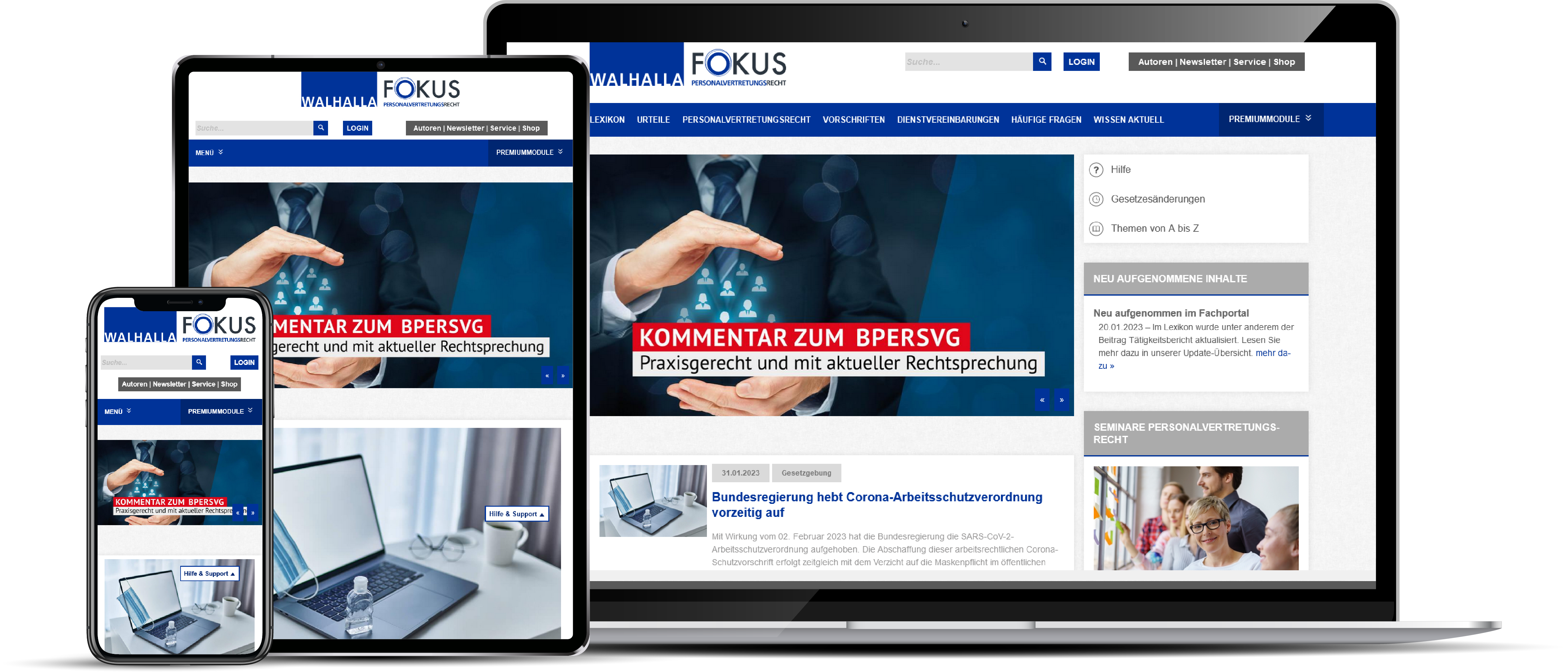 Dieses Bild zeigt das Produkt FOKUS Personalvertretungsrecht - Premiummodul Hessen
