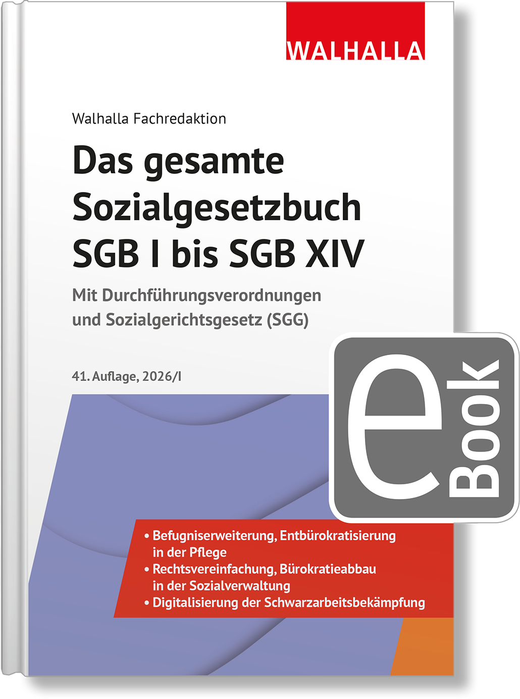 Dieses Bild zeigt das Produkt Das gesamte Sozialgesetzbuch SGB I bis SGB XIV Ausgabe 2026/I