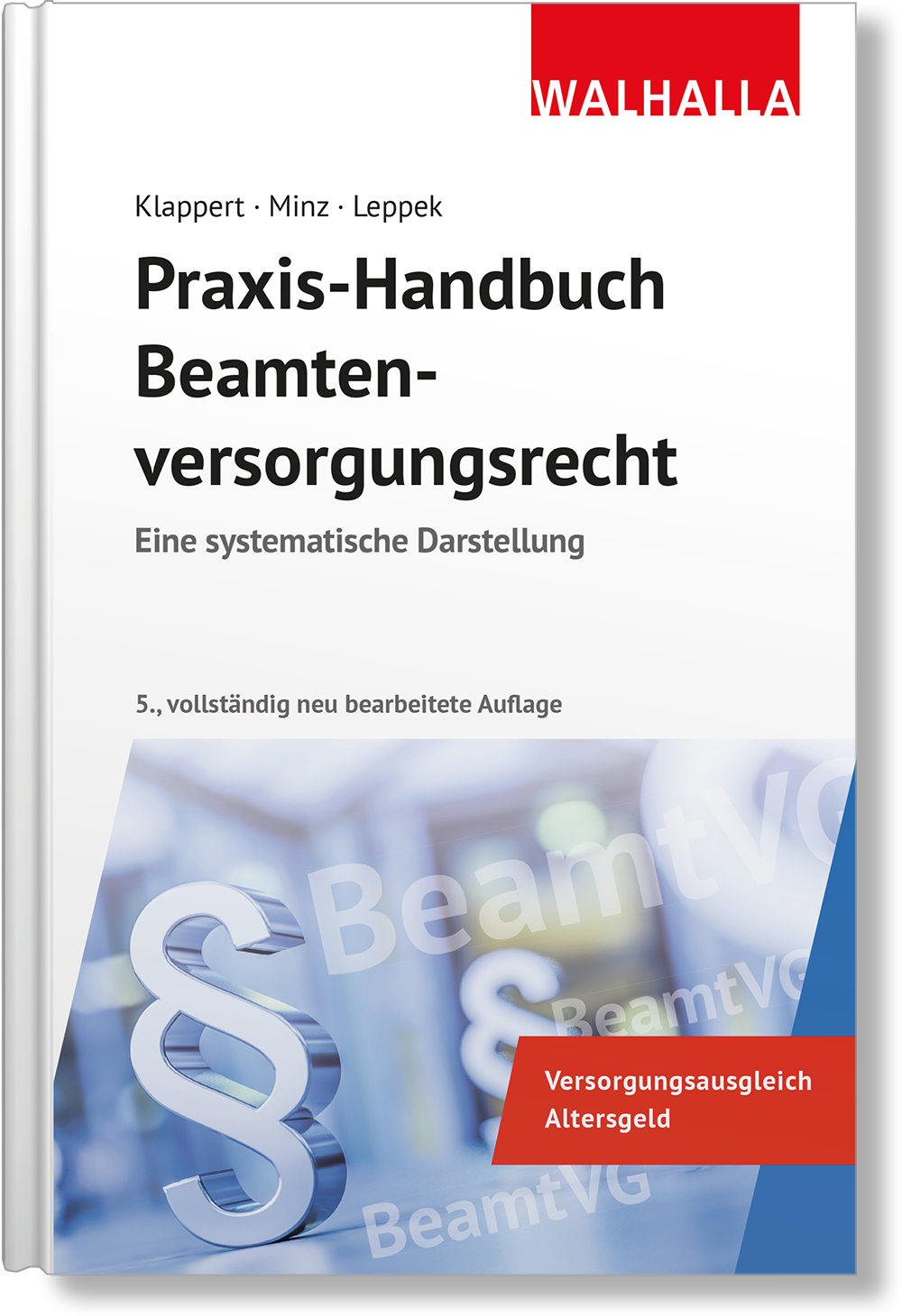 Dieses Bild zeigt das Produkt Praxis-Handbuch Beamtenversorgungsrecht