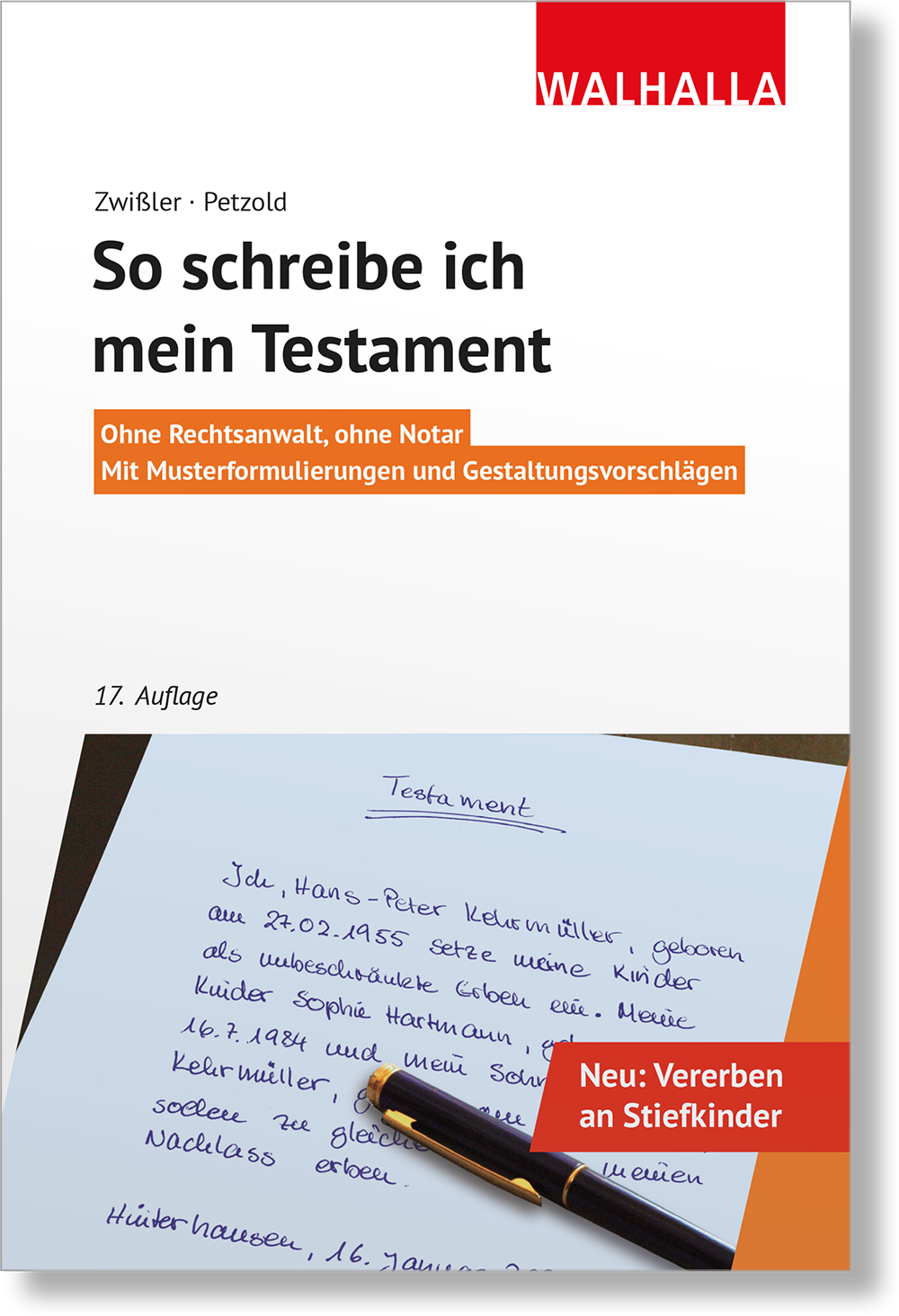 Dieses Bild zeigt das Produkt So schreibe ich mein Testament