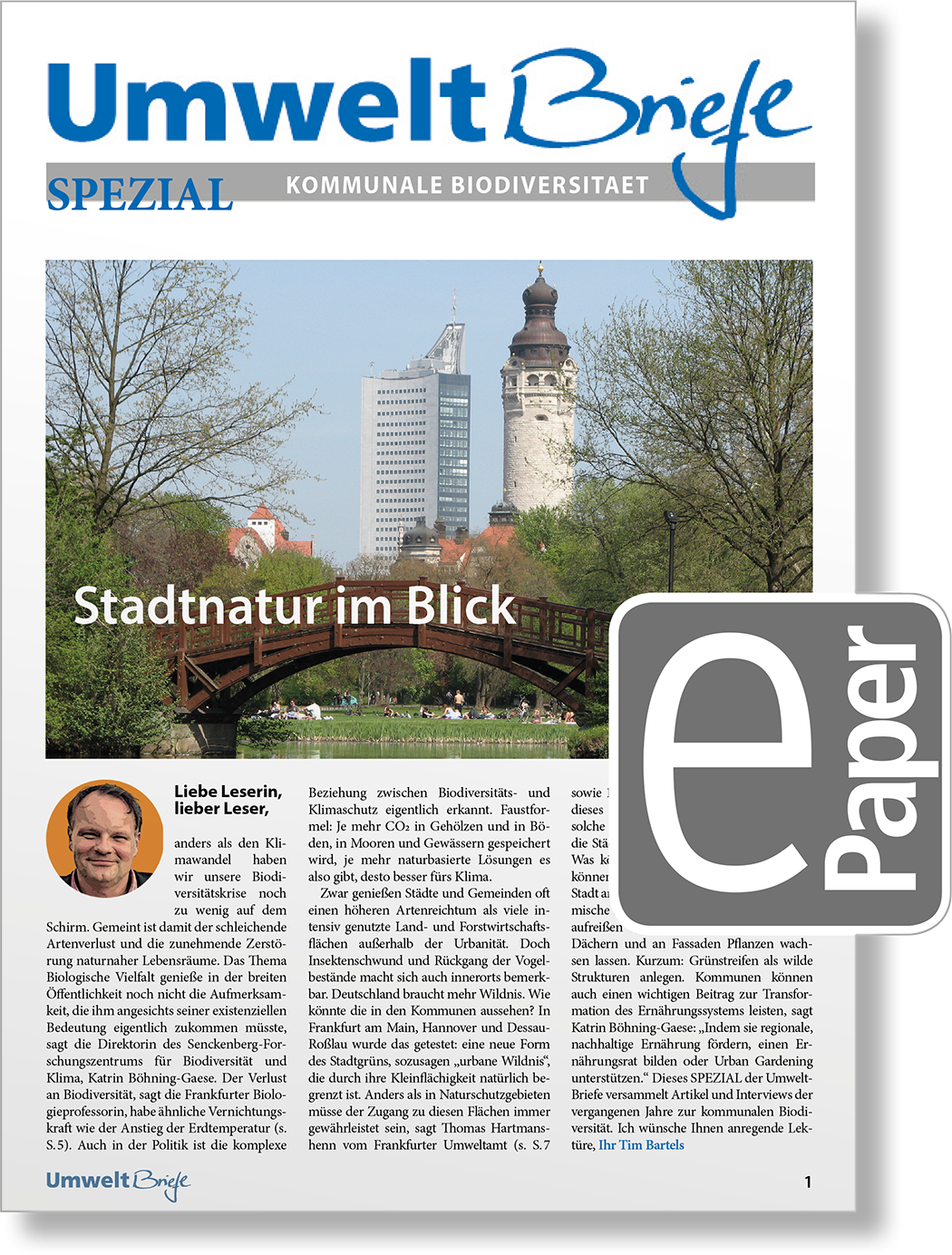 Dieses Bild zeigt das Produkt Umweltbriefe SPEZIAL - Kommunale Biodiversität