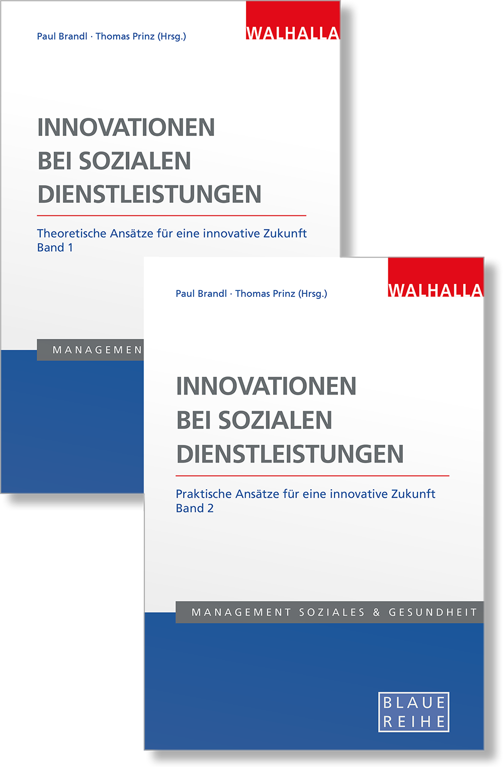 Dieses Bild zeigt das Produkt Innovationen bei sozialen Dienstleistungen (Band 1 und 2)