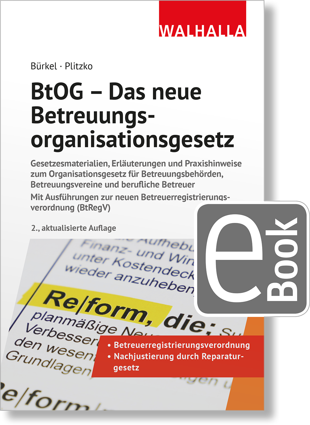 Dieses Bild zeigt das Produkt BtOG - Das neue Betreuungsorganisationsgesetz
