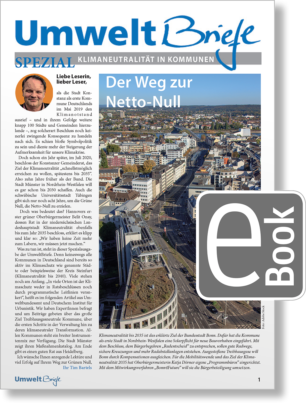 Dieses Bild zeigt das Produkt Umweltbriefe SPEZIAL - Klimaneutralität in Kommunen