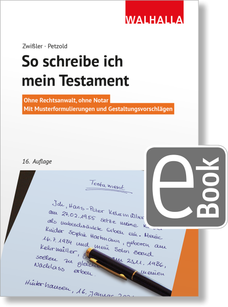 So schreibe ich mein Testament