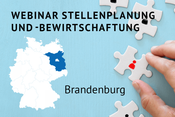 Webinar Stellenplanung gemäß der Landeshaushaltsordnung für Brandenburg