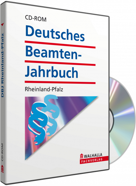 CD-ROM DBJ - Deutsches Beamten-Jahrbuch Rheinland-Pfalz Datenbank (Grundversion)