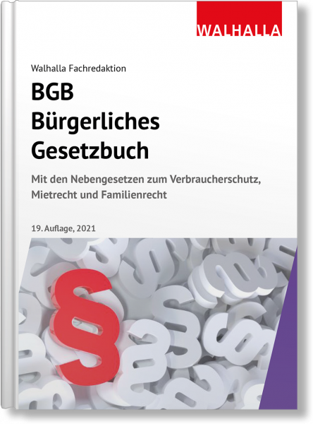 BGB - Bürgerliches Gesetzbuch Ausgabe 2021