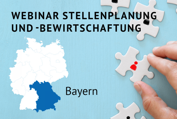 Webinar Stellenplanung gemäß der Bayerischen Haushaltsordnung (BayHO)