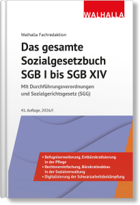Das gesamte Sozialgesetzbuch SGB I bis SGB XIV