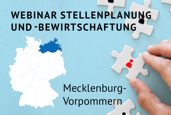 Webinar Stellenplanung gemäß der Landeshaushaltsordnung für Mecklenburg-Vorpommern