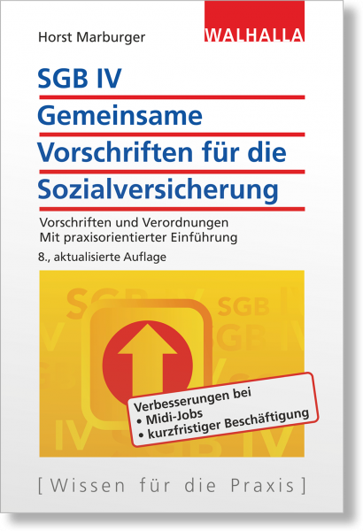 SGB IV - Gemeinsame Vorschriften für die Sozialversicherung